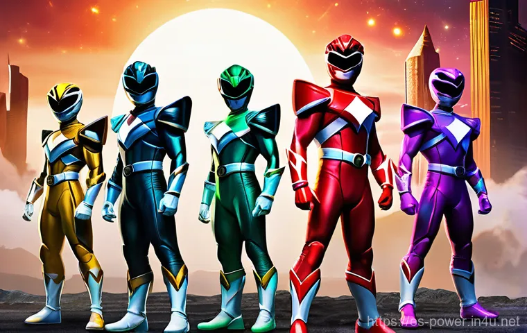 파워레인저 코믹콘 이벤트 - Prompt 1: "Power Rangers: Cosmic Legacy" Animated Series**