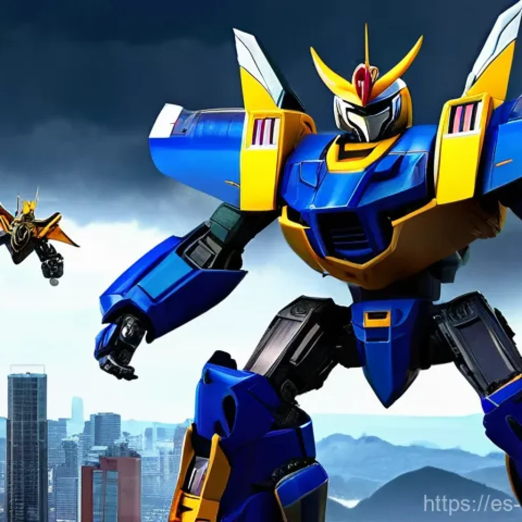 파워레인저 메가조드 기원 - **Dino Megazord Formation: The Ultimate Gattai**
    A dynamic and breathtaking image capturing the ...